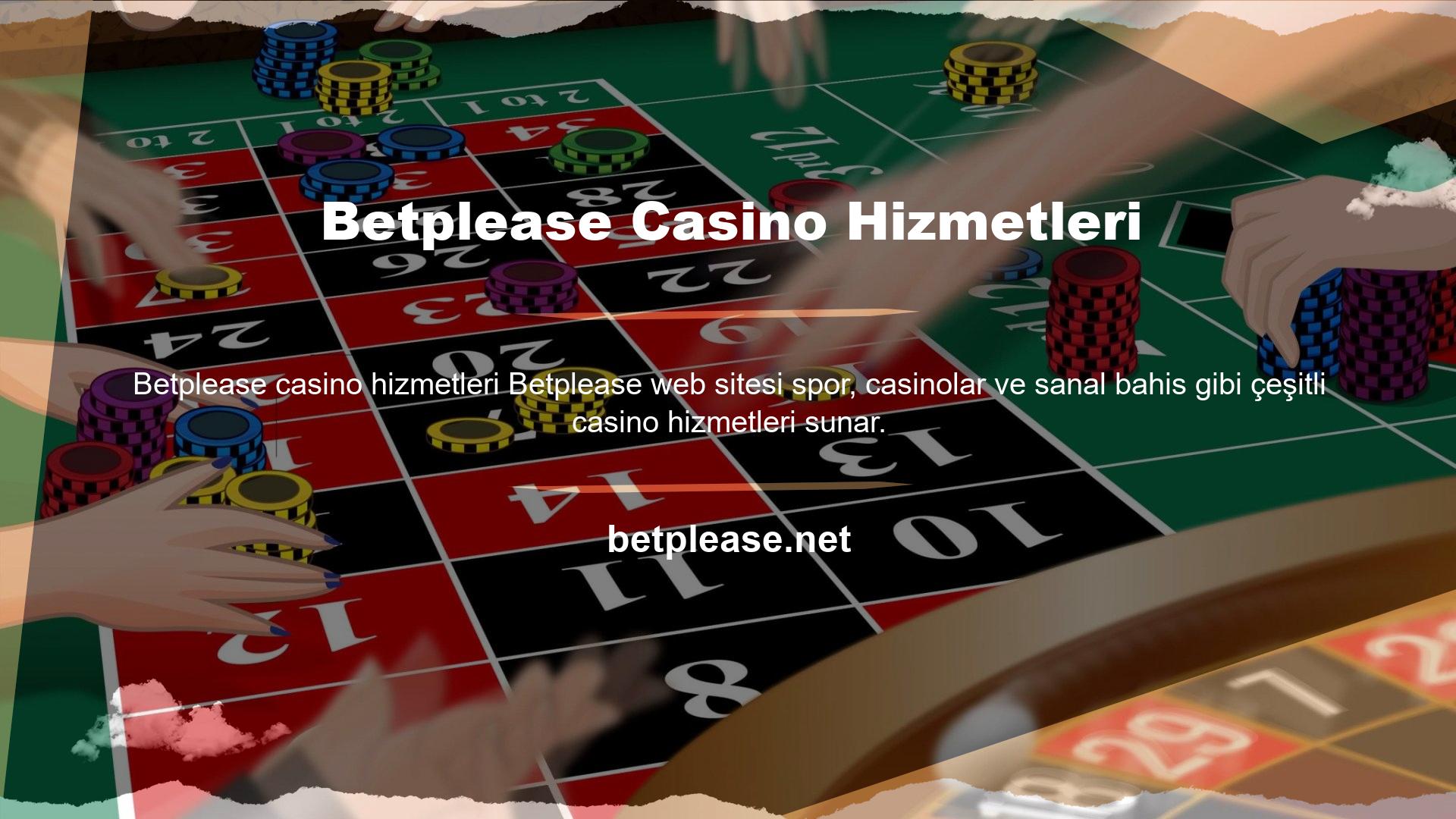Betplease Casino en iyi canlı bahis hizmetini sunar