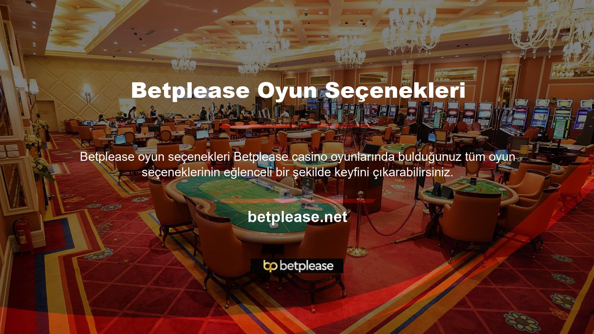 Betplease casino oyunları oynadığınızda bir sorun var mı? Masada oyun oynamayı veya oyun ayarlarını değiştirmeyi bırakın